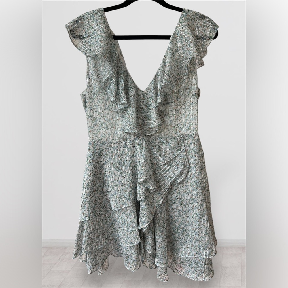Bardot Floral Ruffle Mini Dress - Picture 3 of 5